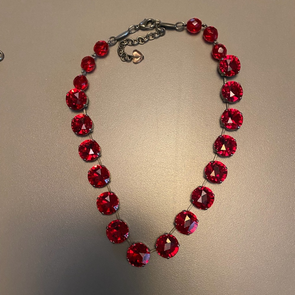 Sabika Red Choker